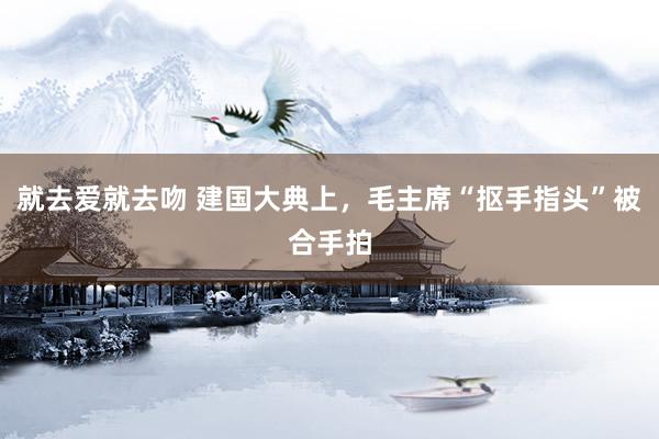 就去爱就去吻 建国大典上，毛主席“抠手指头”被合手拍