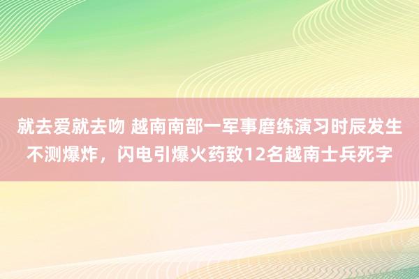 就去爱就去吻 越南南部一军事磨练演习时辰发生不测爆炸，闪电引爆火药致12名越南士兵死字